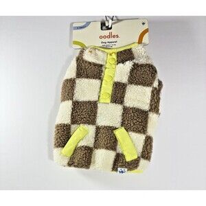 Oodles Extra Small Dog Apparel For Dogs - Brown & White Sweater
